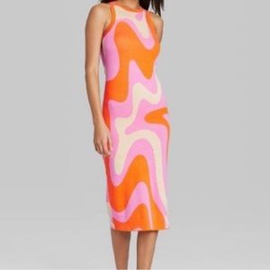 Wild Fable Jacquard Dress, L